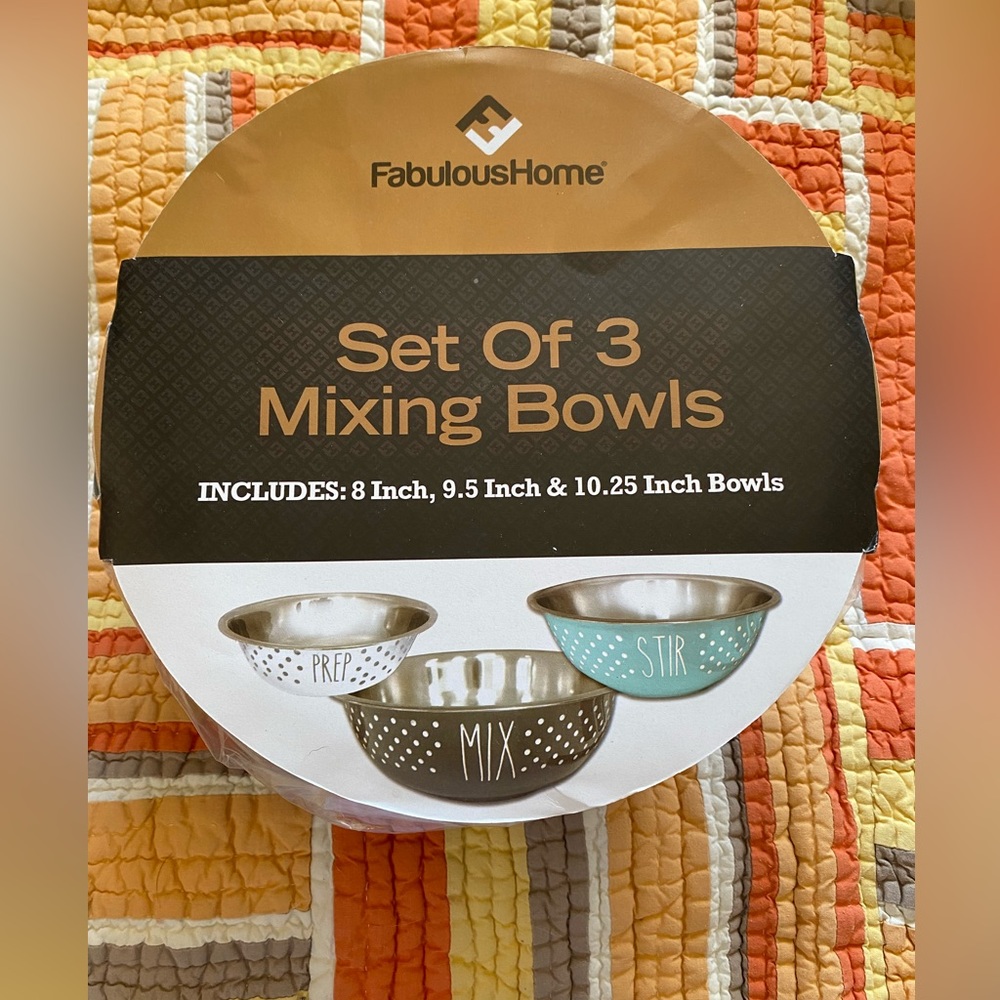 Mixing bowl set of 3